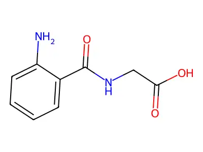 N-(2-Aminobenzoyl)glycine structure