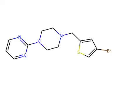 N2,N4-bis(2-chlorophenyl)pyrimidine-2,4-diamine structure