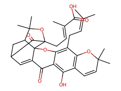 Morellic acid structure