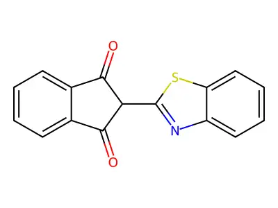 2-(Benzo[d]thiazol-2-yl)-1H-indene-1,3(2H)-dione structure