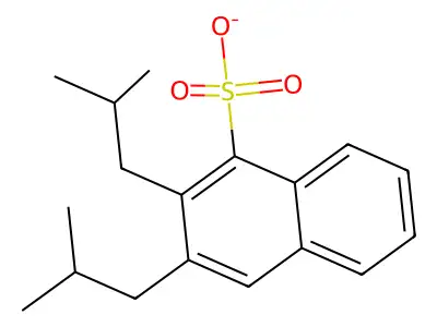 Diisobutylnaphthalenesulfonate structure