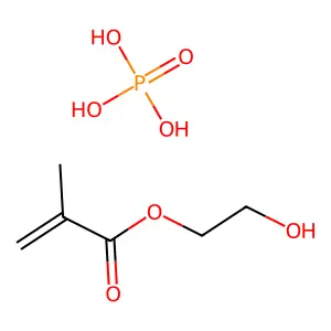 甲基丙烯酰氧乙基磷酸酯 structure