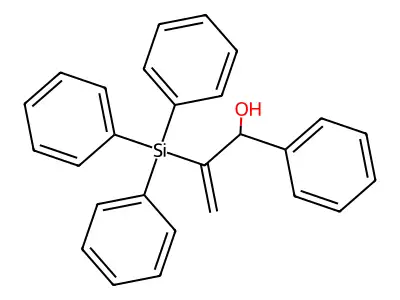 1-Phenyl-2-triphenylsilylprop-2-en-1-ol structure