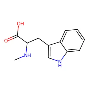 红豆碱 structure