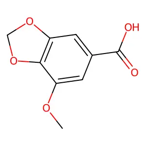 7-Methoxy-2H-1,3-benzodioxole-5-carboxylic acid structure