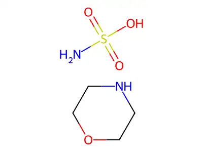 氨基磺酸与吗啉的复合物 (1:1) structure