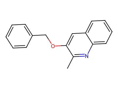 3-(Benzyloxy)-2-methylquinoline structure