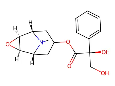 樟柳碱 structure