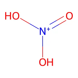 Dihydroxy-oxo-azanium structure