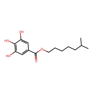 Isooctyl gallate structure