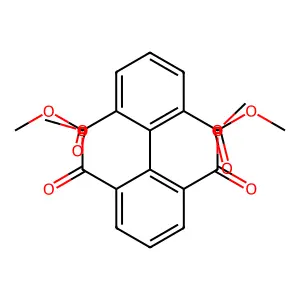Tetramethyl [1,1'-biphenyl]-2,2',6,6'-tetracarboxylate structure