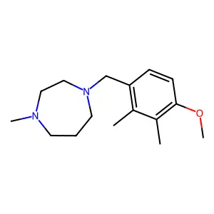 1-[(4-Methoxy-2,3-dimethylphenyl)methyl]-4-methyl-1,4-diazepane structure