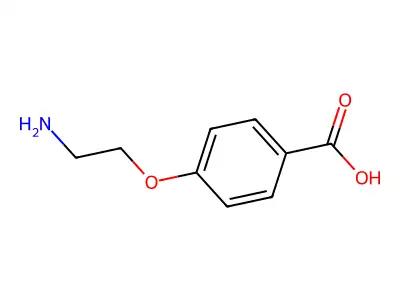 4-(2-Aminoethoxy)benzoic acid structure