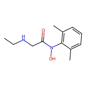 N-(2,6-Dimethylphenyl)-2-(ethylamino)-N-hydroxyacetamide structure