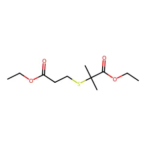 3-(p-Chlorophenyl)-2-(cyclopentylimino)-4-oxo-5-thiazolidineacetic acid structure
