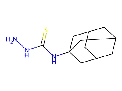 (1-Adamantylamino)thiourea structure