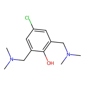 4-Chloro-2,6-bis(dimethylaminomethyl)phenol structure