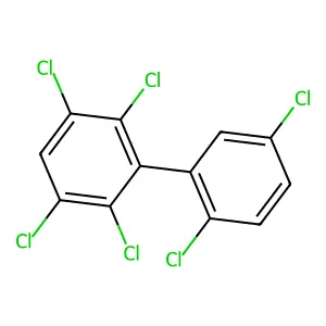 2,2',3,5,5',6-Hexachlorobiphenyl structure