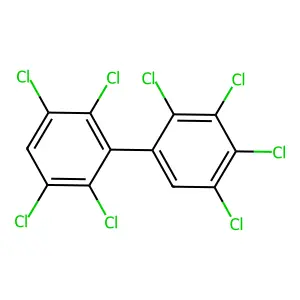 2,2',3,3',4,5,5',6'-Octachlorobiphenyl structure