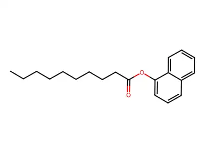 Naphthalen-1-yl Decanoate structure