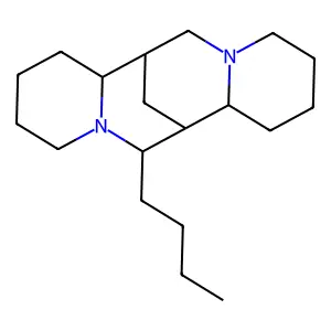 17-Butylsparteine structure