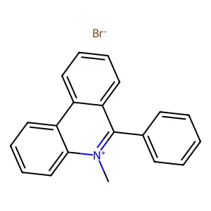 5-Methyl-6-phenylphenanthridinium bromide structure