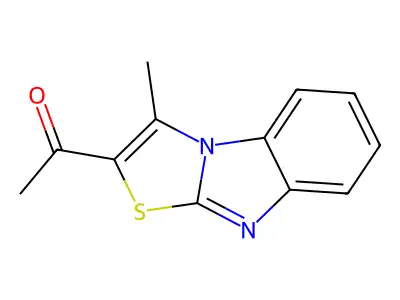 1-(3-Methyl[1,3]thiazolo[3,2-a][1,3]benzimidazol-2-yl)-1-ethanone structure