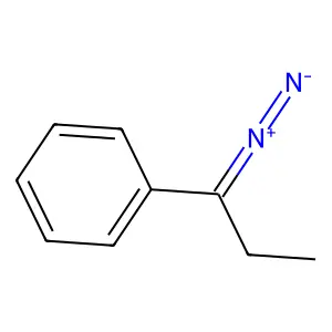 Benzene, (1-diazopropyl)- structure