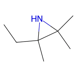 Aziridine, 2-ethyl-2,3,3-trimethyl- structure