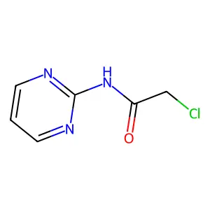 2-chloro-N-(pyrimidin-2-yl)acetamide structure