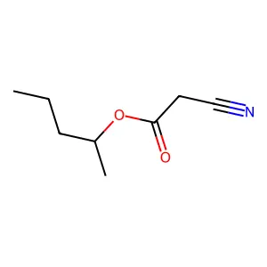 Acetic acid, cyano-, 1-methylbutyl ester structure