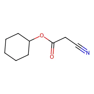 Cyclohexyl cyanoacetate structure