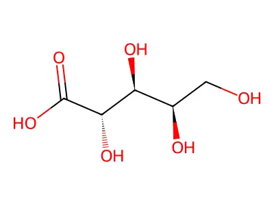 Lyxonic acid structure