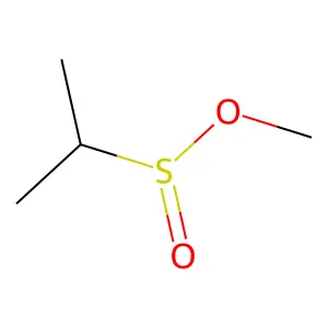 2-Propanesulfinic acid, methyl ester structure