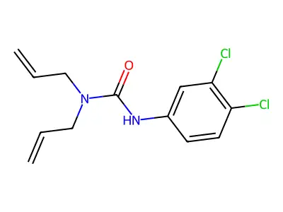 1,1-Diallyl-3-(3,4-dichlorophenyl)urea structure