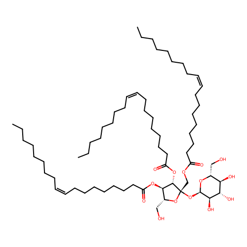 Sucrose trioleate structure