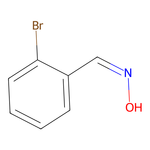 (NZ)-N-[(2-bromophenyl)methylidene]hydroxylamine structure