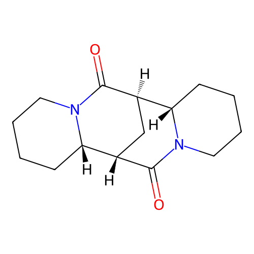 10,17-Dioxo-beta-isosparteine structure