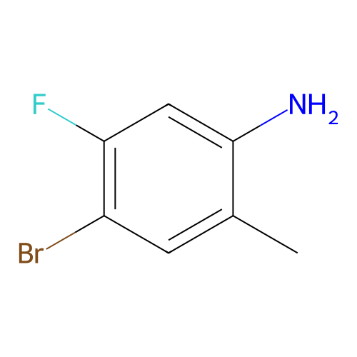 4-Bromo-5-fluoro-2-methylaniline structure
