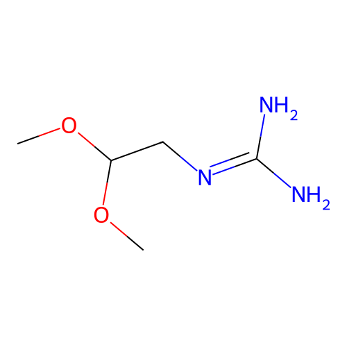 1-(2,2-Dimethoxyethyl)guanidine structure