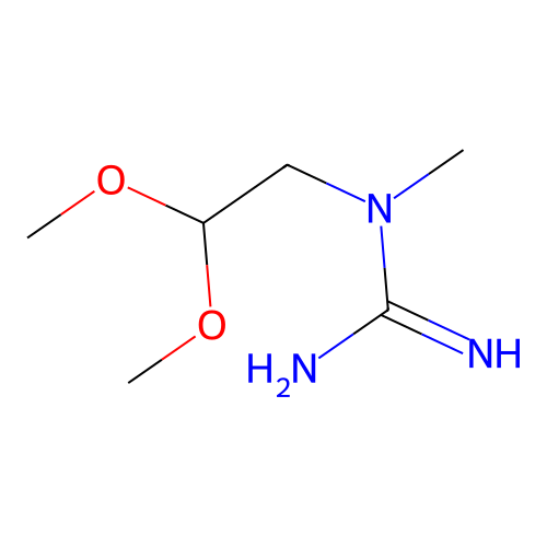 2-Azabutane, N-amidino-4,4-dimethoxy- structure