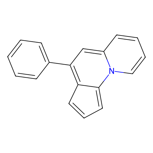 4-Phenylcyclopenta[c]quinolizine structure