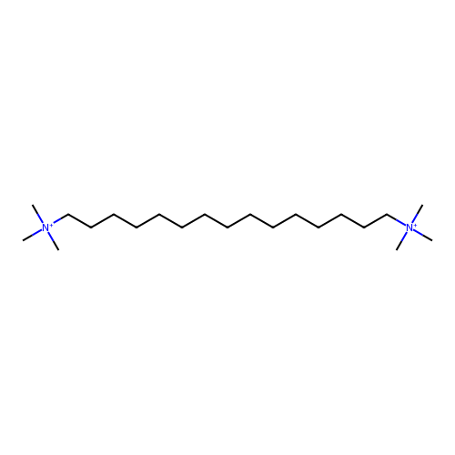 1,15-Pentadecanediaminium, N,N,N,N',N',N'-hexamethyl- structure