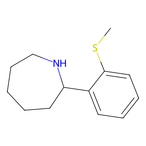 2-[2-(Methylsulfanyl)phenyl]azepane structure