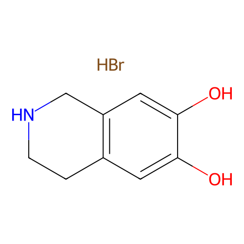 1,2,3,4-Tetrahydro-6,7-isoquinolinediol hydrobromide structure