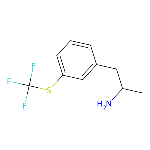 alpha-Methyl-3-((trifluoromethyl)thio)benzeneethanamine structure