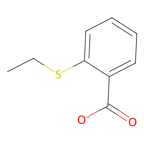 2-Ethylsulfanylbenzoate structure