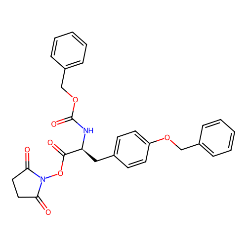 Z-TYR(BZL)-OSU structure