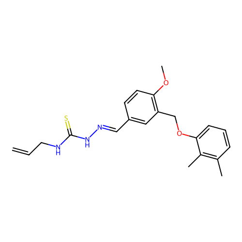 C21H25N3O2S structure