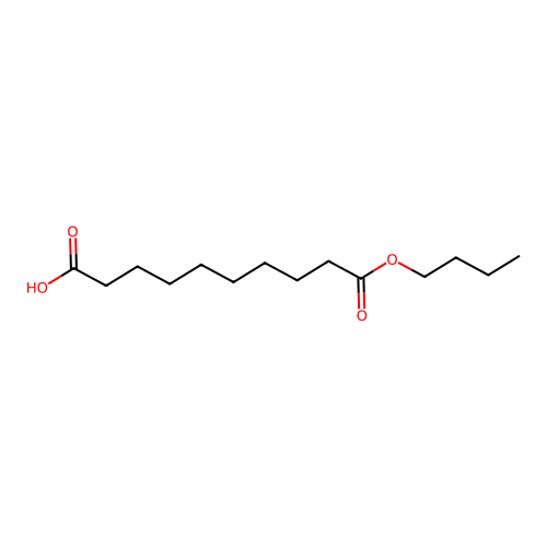 10-Butoxy-10-oxodecanoic acid structure